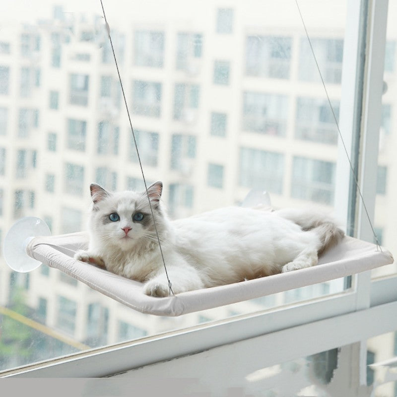 Window mounted pet bed