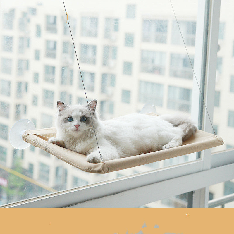 Window mounted pet bed