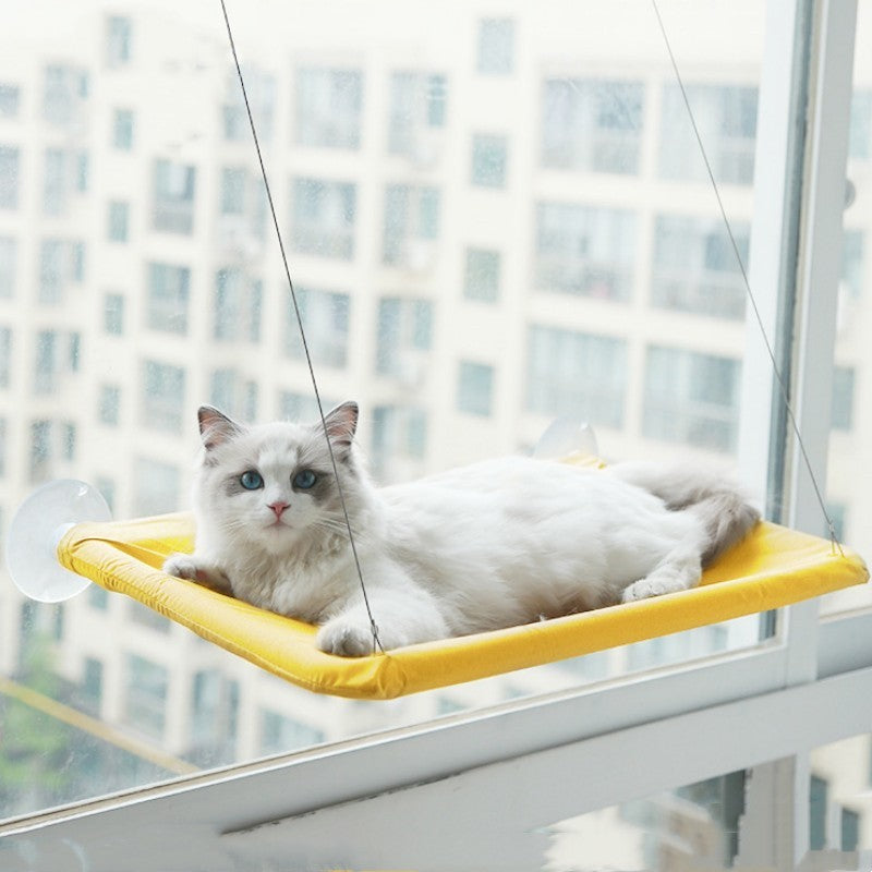 Window mounted pet bed