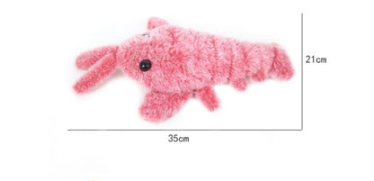 Toy for Cats, USB Chargeable Jumping Shrimp, Funny, Interactive Cat Toy