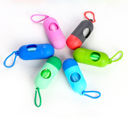 Dog poop bags(easy to use and store)