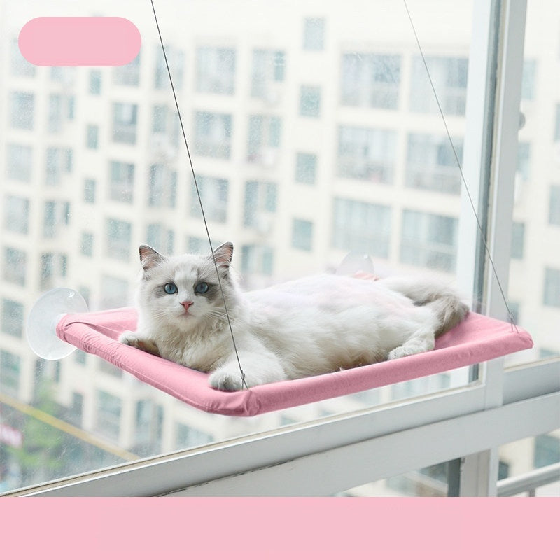 Window mounted pet bed