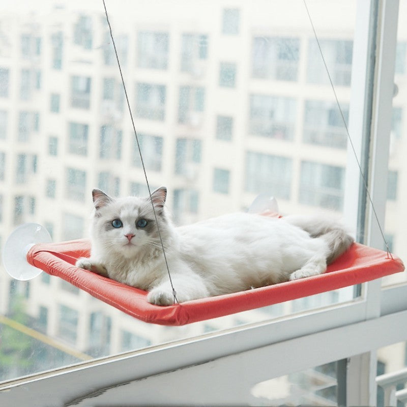 Window mounted pet bed